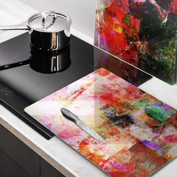 Deska do krojenia Abstrakcja farby