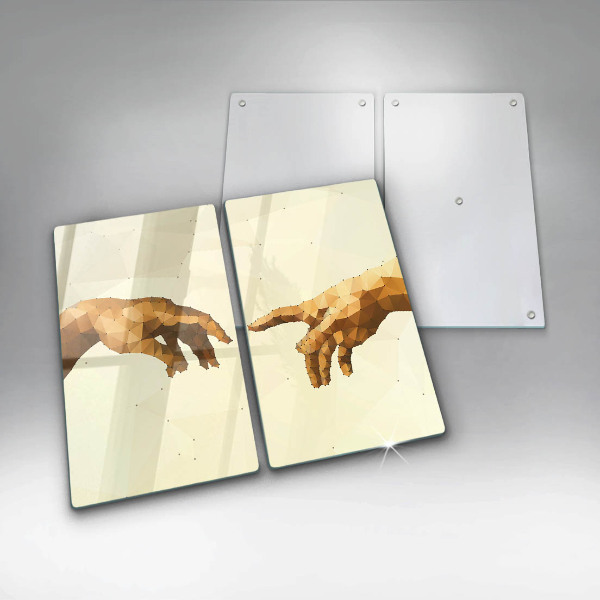 Deska do krojenia Stworzenie Adama dłonie