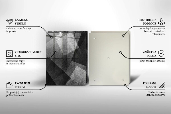 Deska do krojenia Geometryczna abstrakcja