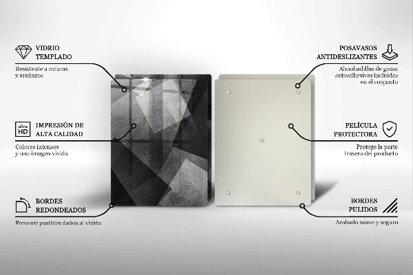 Deska do krojenia Geometryczna abstrakcja