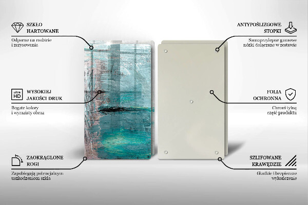 Deska do krojenia Tło abstrakcja farby