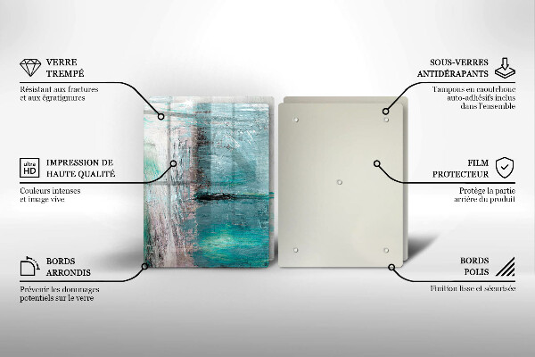 Deska do krojenia Tło abstrakcja farby