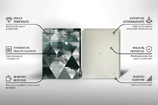 Deska do krojenia Trójkąty i woda