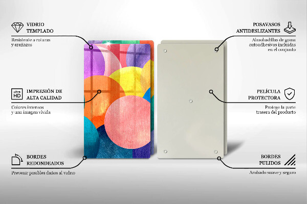 Deska do krojenia Barwne koła