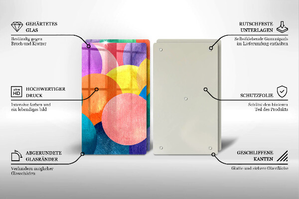 Deska do krojenia Barwne koła