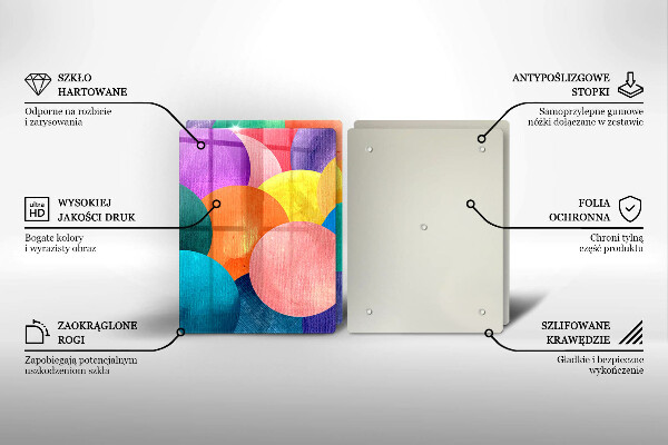 Deska do krojenia Barwne koła