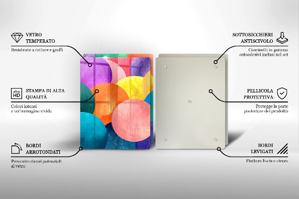 Deska do krojenia Barwne koła