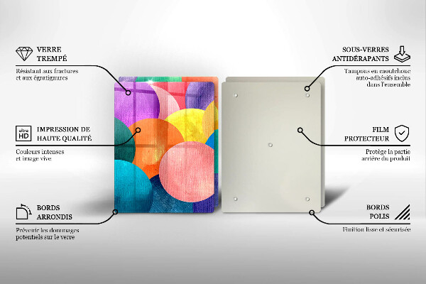 Deska do krojenia Barwne koła