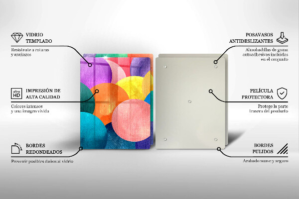 Deska do krojenia Barwne koła