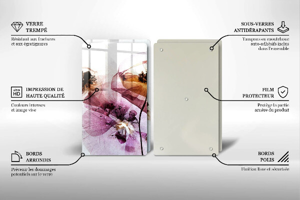 Deska do krojenia Delikatne kwiaty