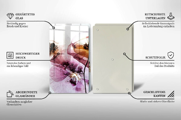 Deska do krojenia Delikatne kwiaty