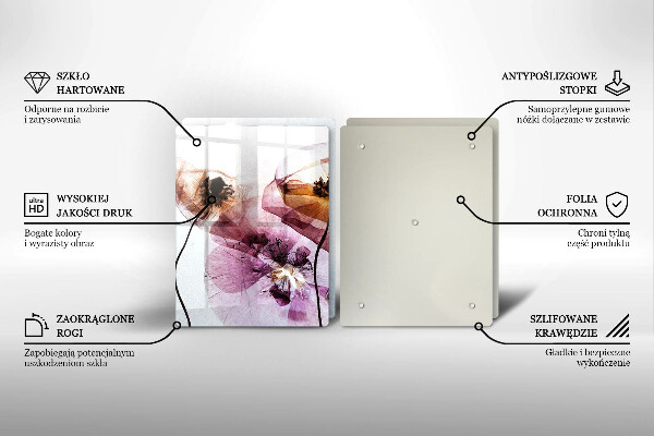 Deska do krojenia Delikatne kwiaty