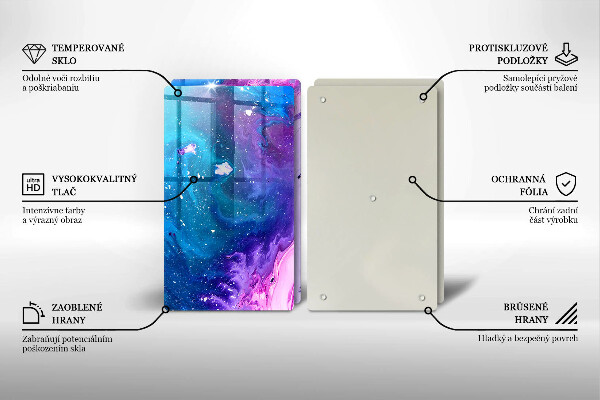 Deska do krojenia Abstrakcja tusze