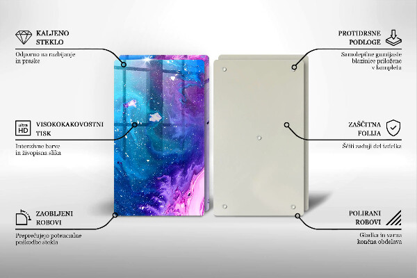 Deska do krojenia Abstrakcja tusze