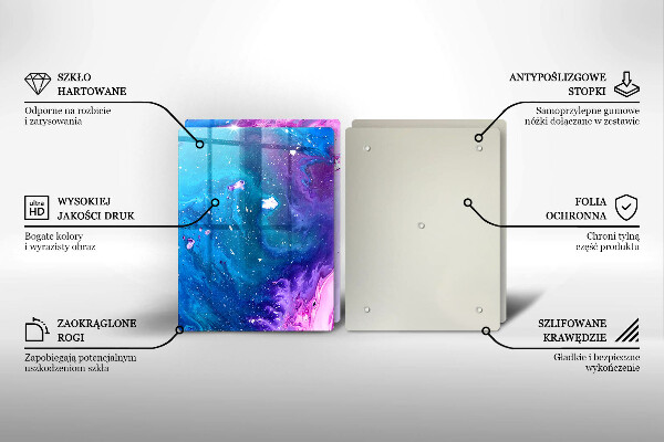 Deska do krojenia Abstrakcja tusze