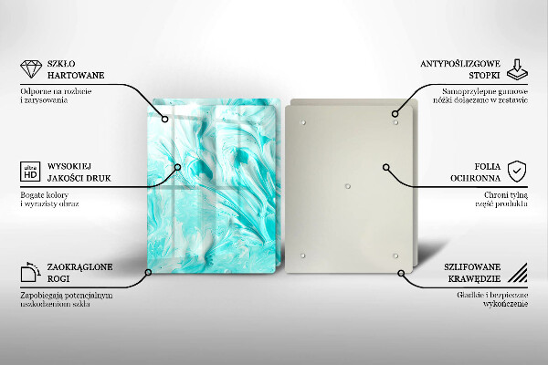 Deska do krojenia Farby abstrakcja