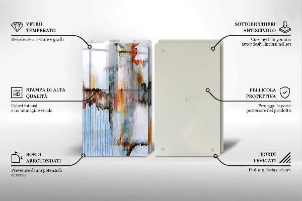 Deska do krojenia Farby abstrakcja