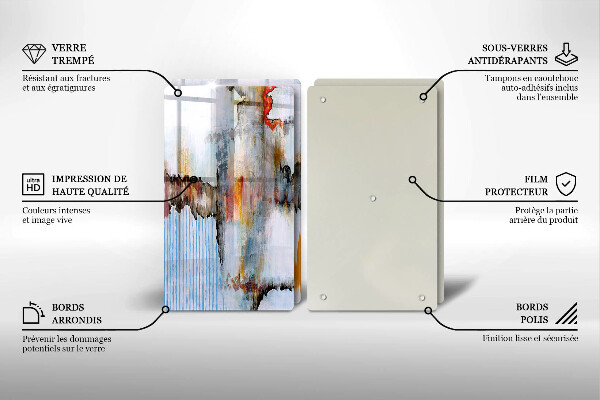 Deska do krojenia Farby abstrakcja