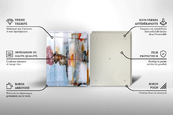 Deska do krojenia Farby abstrakcja