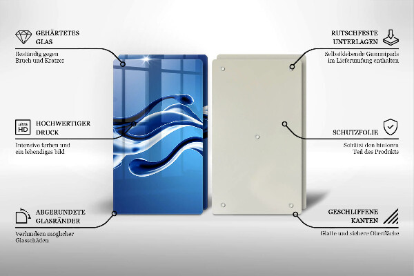 Deska do krojenia Płynna abstrakcja