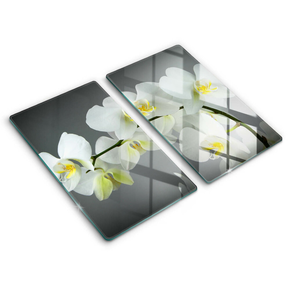 Deska do krojenia Kwiaty biała orchidea