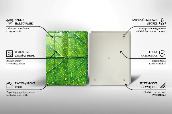 Deska do krojenia Żyłki liść natura