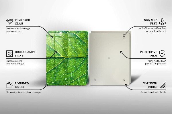 Deska do krojenia Żyłki liść natura