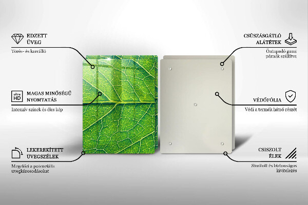 Deska do krojenia Żyłki liść natura