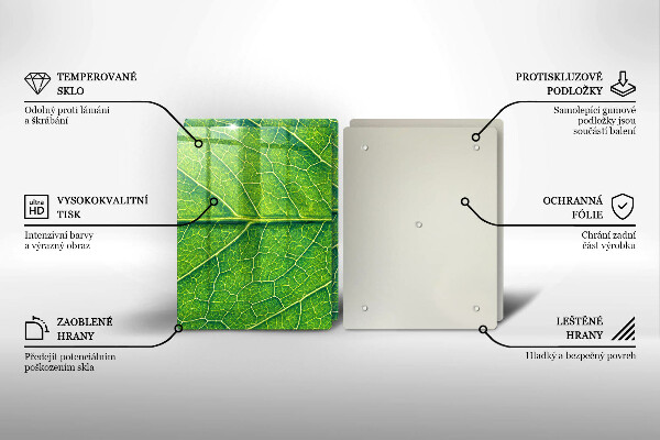 Deska do krojenia Żyłki liść natura