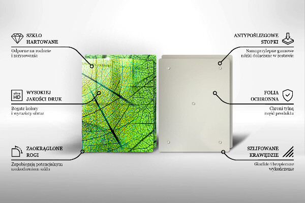 Deska do krojenia Żyłki liści natura