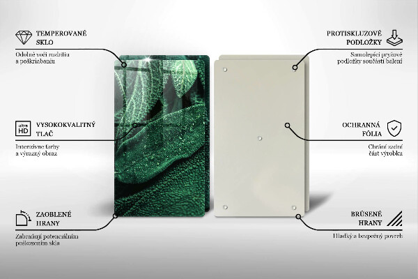 Deska do krojenia Liście rośliny