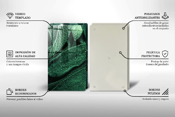 Deska do krojenia Liście rośliny