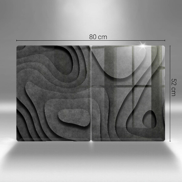 Deska do krojenia Kamienne kształty 3D