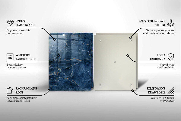 Deska do krojenia Tekstura kamienia marmur