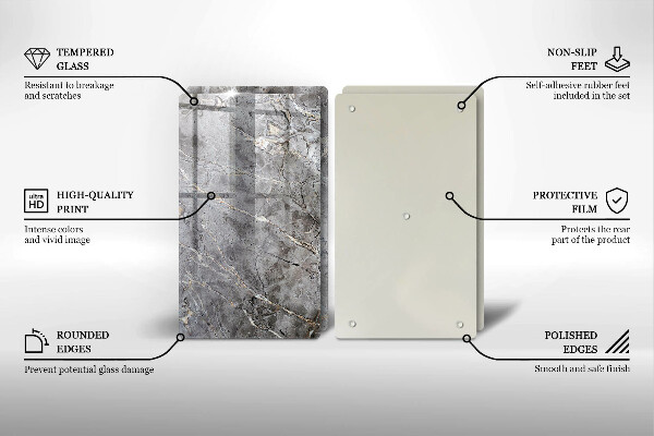 Deska do krojenia Tekstura kamienia