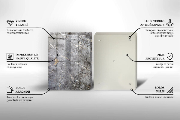 Deska do krojenia Tekstura kamienia