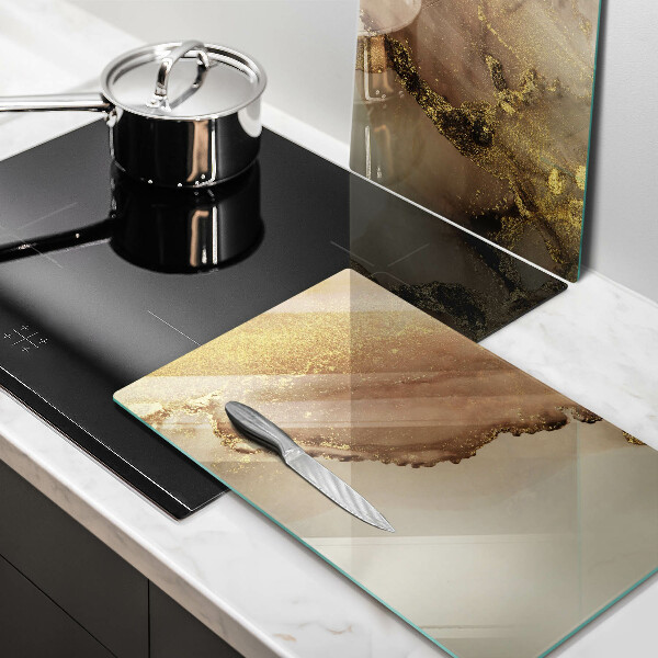 Deska do krojenia Abstrakcja złoto