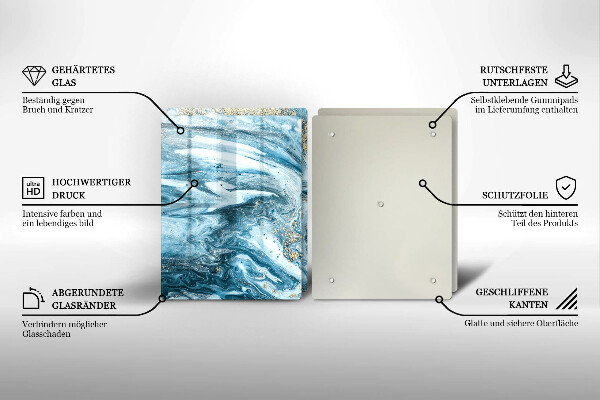 Deska do krojenia Struktura ze złotem