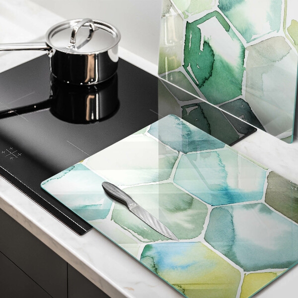 Deska do krojenia Akwarelowe heksagony