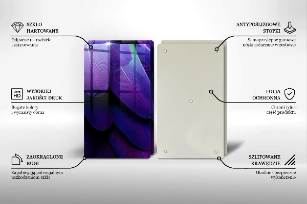 Deska do krojenia Neonowe pióra