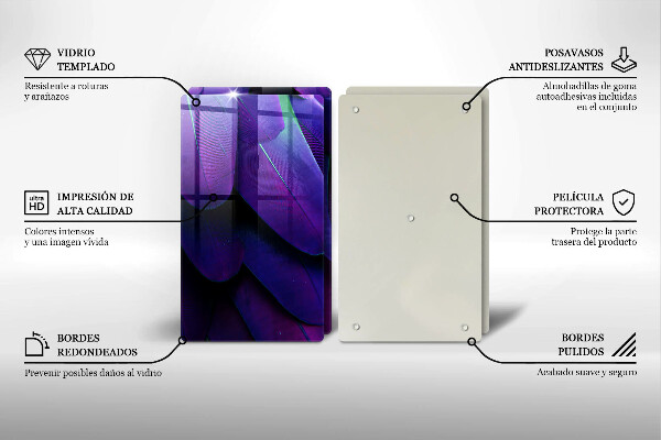 Deska do krojenia Neonowe pióra