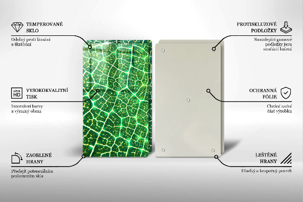 Deska do krojenia Struktura liścia