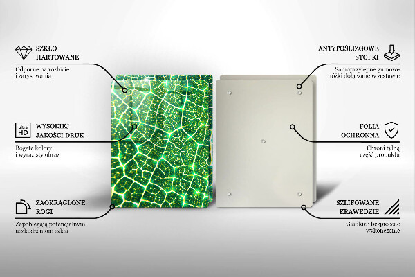 Deska do krojenia Struktura liścia