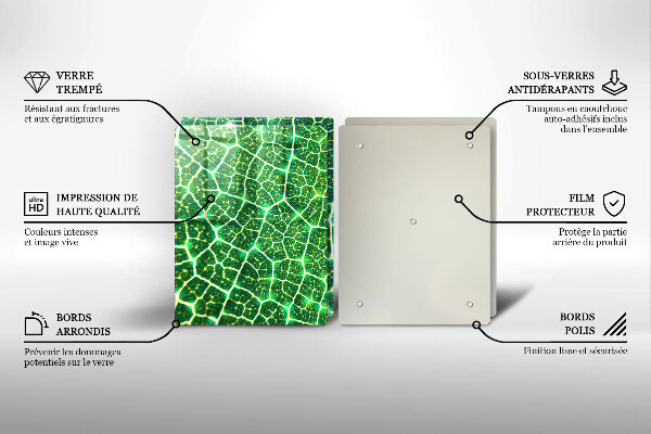 Deska do krojenia Struktura liścia