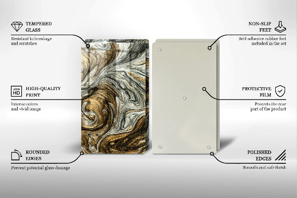 Deska do krojenia Bogata abstrakcja