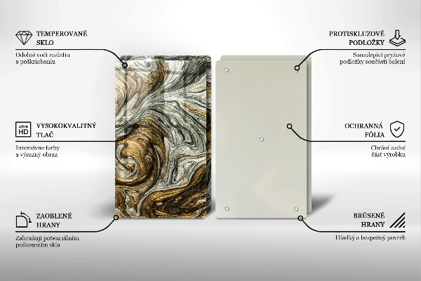 Deska do krojenia Bogata abstrakcja