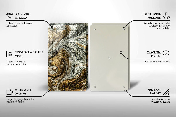 Deska do krojenia Bogata abstrakcja