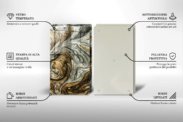 Deska do krojenia Bogata abstrakcja