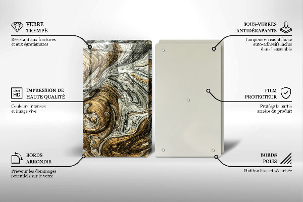 Deska do krojenia Bogata abstrakcja