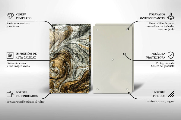 Deska do krojenia Bogata abstrakcja